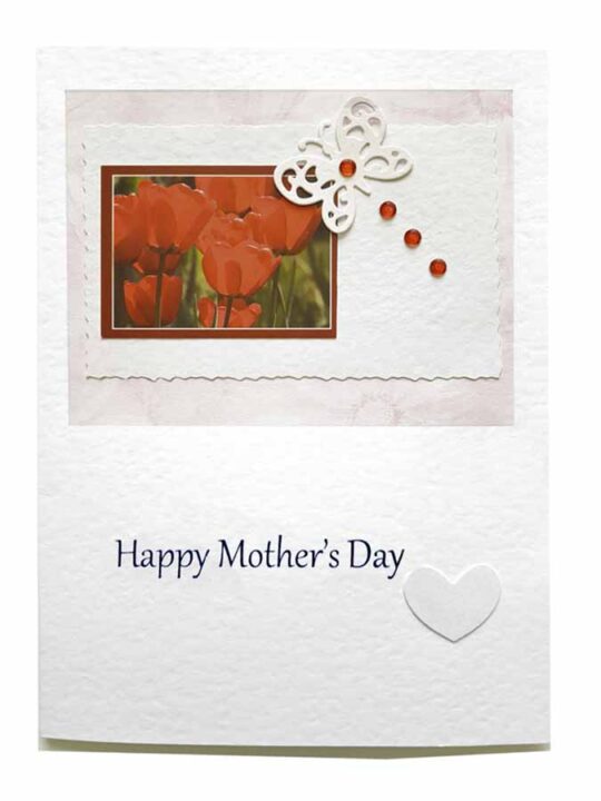 Red Tulips Mother's Day Card