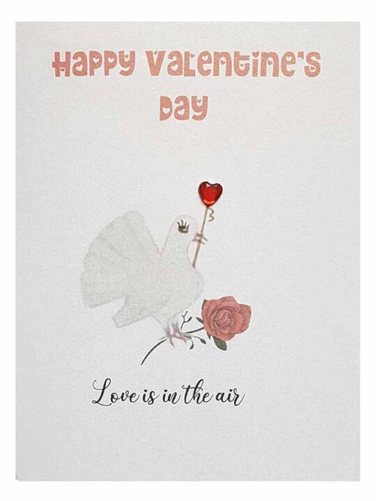 Love is in the air - Valentines day card