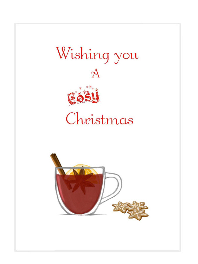 Mulled Wine Christmas card