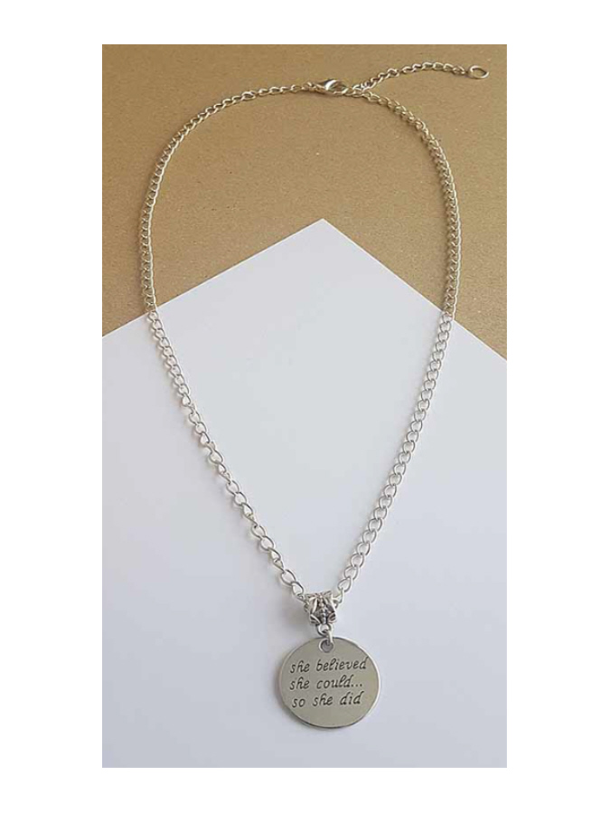 She believed she could charm necklace