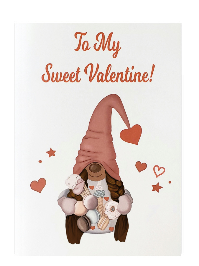 Sweet Valentine Gnome Card
