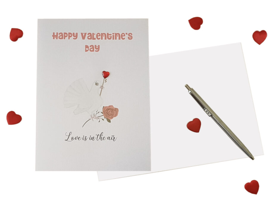 Love is in the air - Valentines day card